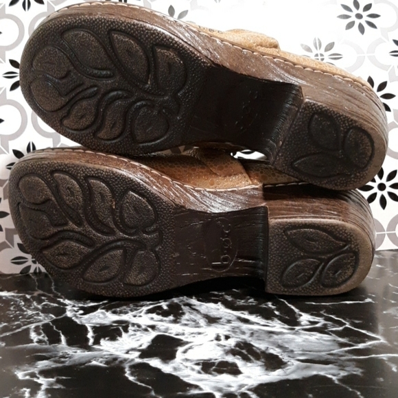 Boc faux snakeskin mules clogs 6 brown - Picture 5 of 6